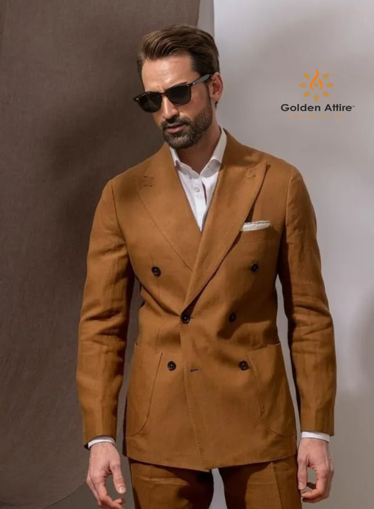 Double breasted Men suit, Stylish Luxury Premium Man Suit, Wedding Wear 2 Piece Suit, Groom Suit,