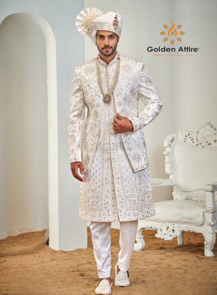 Jacket Sherwani for men, wedding Sherwani, premium sherwani,