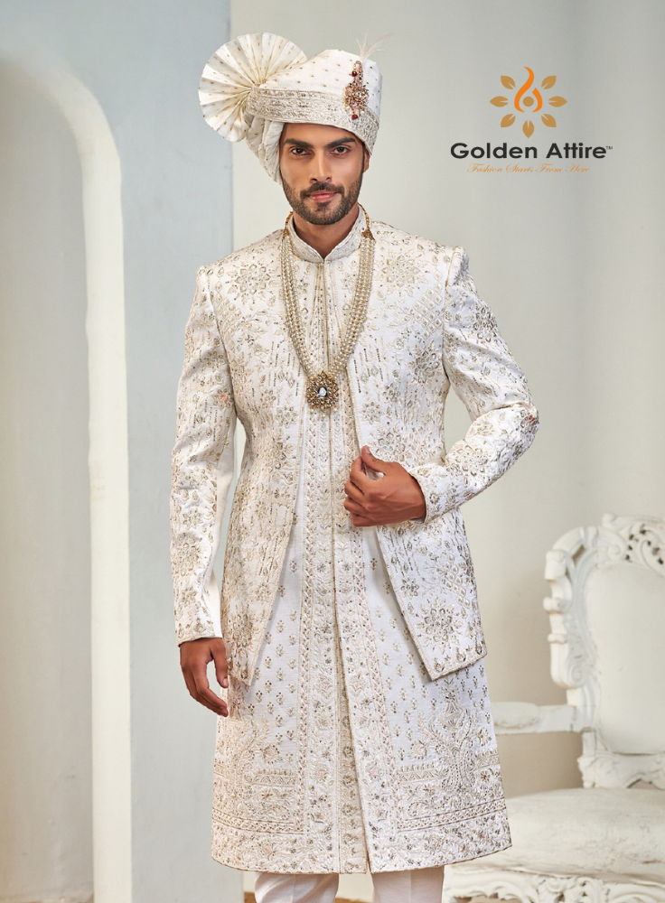 Jacket Sherwani for men, wedding Sherwani, premium sherwani,