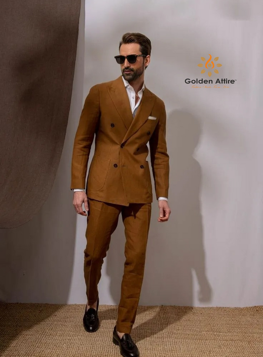 Double breasted Men suit, Stylish Luxury Premium Man Suit, Wedding Wear 2 Piece Suit, Groom Suit,