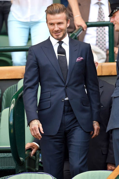 Navy Blue Men Suits, Stylish Luxury Premium Suit, Wedding Wear 2 Piece Suit,