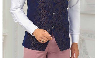 Dusty Rose 3 Piece Suit: Men's Wedding Groom Bespoke Suit