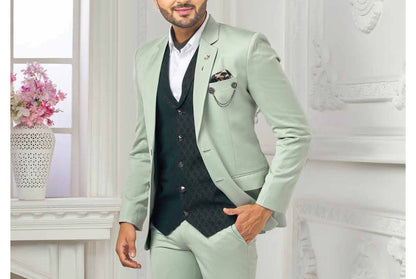 Bespoke Three Piece Suit, Custom Wedding Suit for Men
