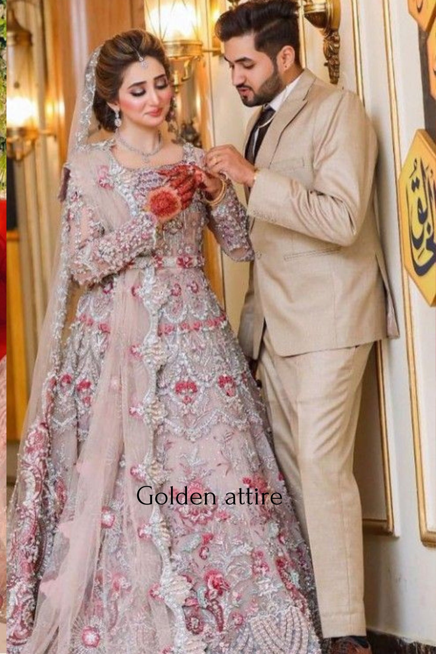Beige Groom Suit: Luxury Two-Piece Ethnic Wedding Wear