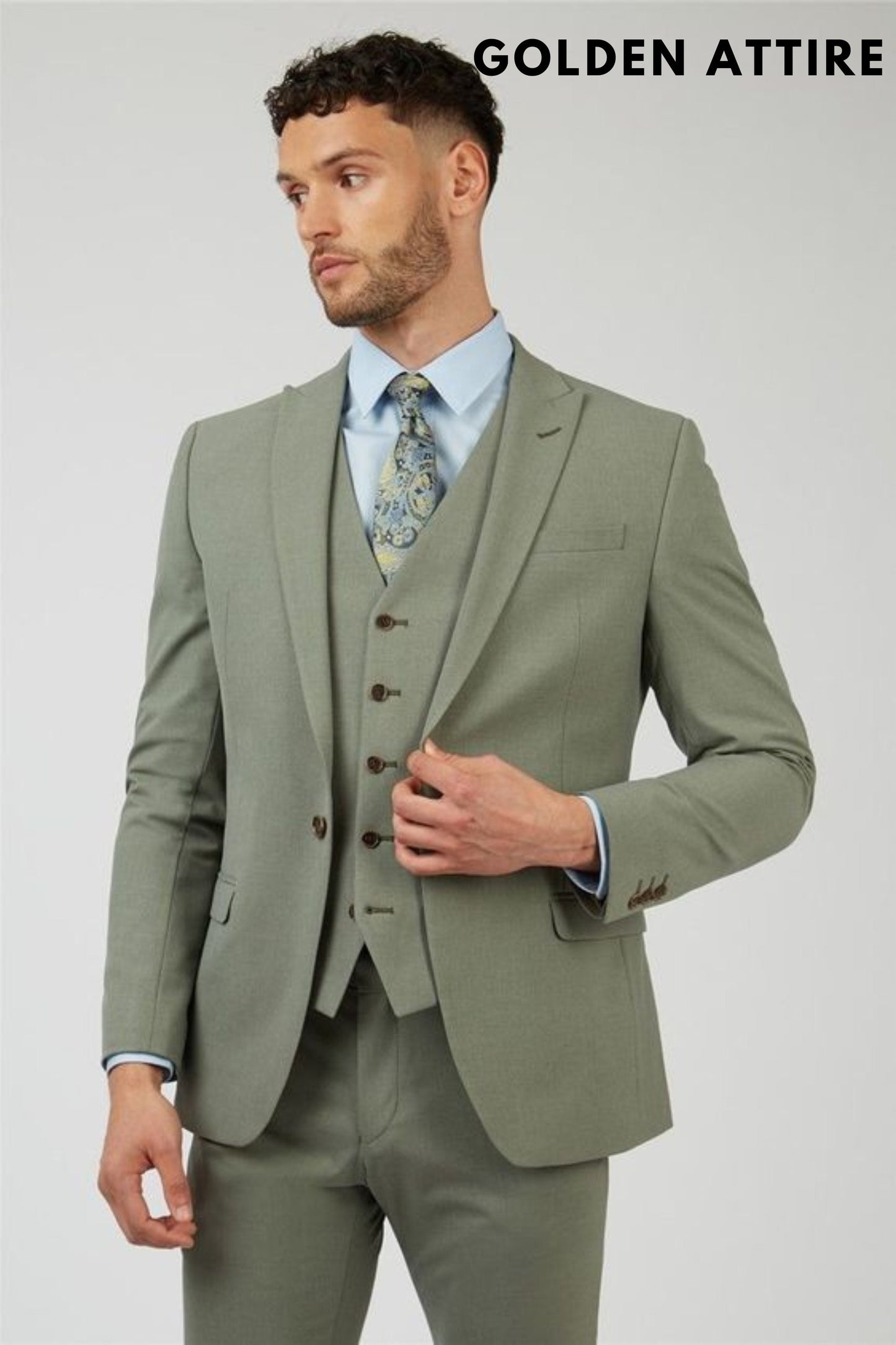 Handcrafted Men's 3-Piece Suit: Wedding Groom Tuxedo