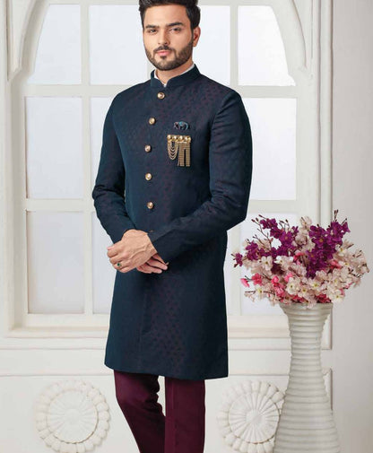 Sherwani, Indo Western Groom Outfit, Reception Dress