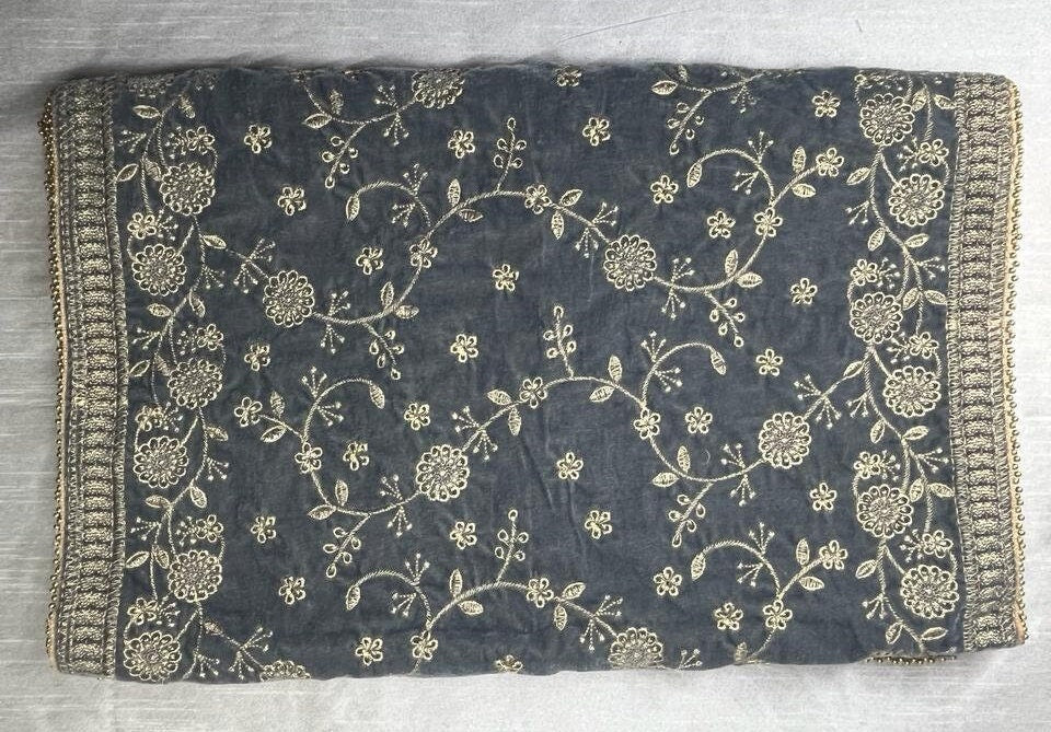 Embroidered Wedding Shawl for Groom: Indian Sherwani Dupatta