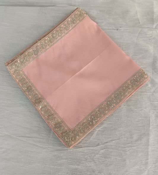 Dusty Rose Sherwani Shawl: Indian Wedding Groom Stole