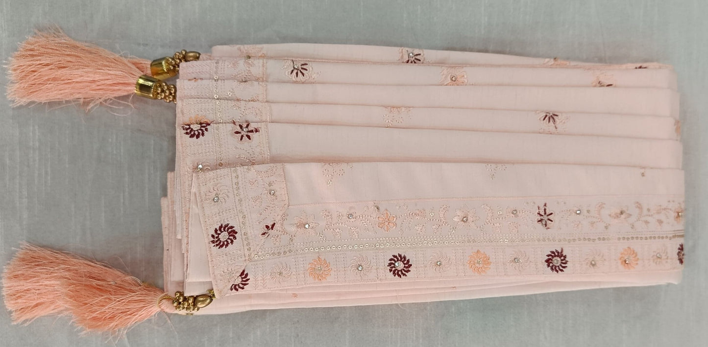 Wedding Turban & Shawl Set, Indian Groom Sherwani Ensemble
