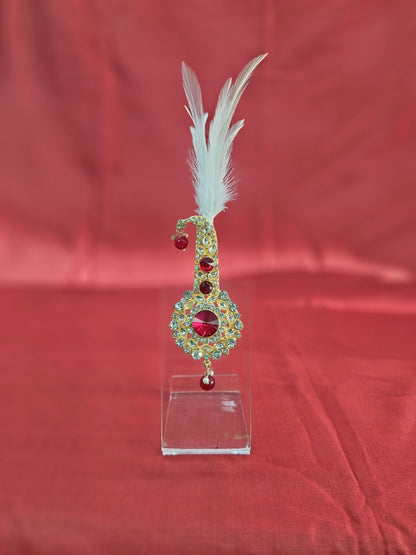 Groom Turban Brooch: Indian Wedding Kalangi Accessory