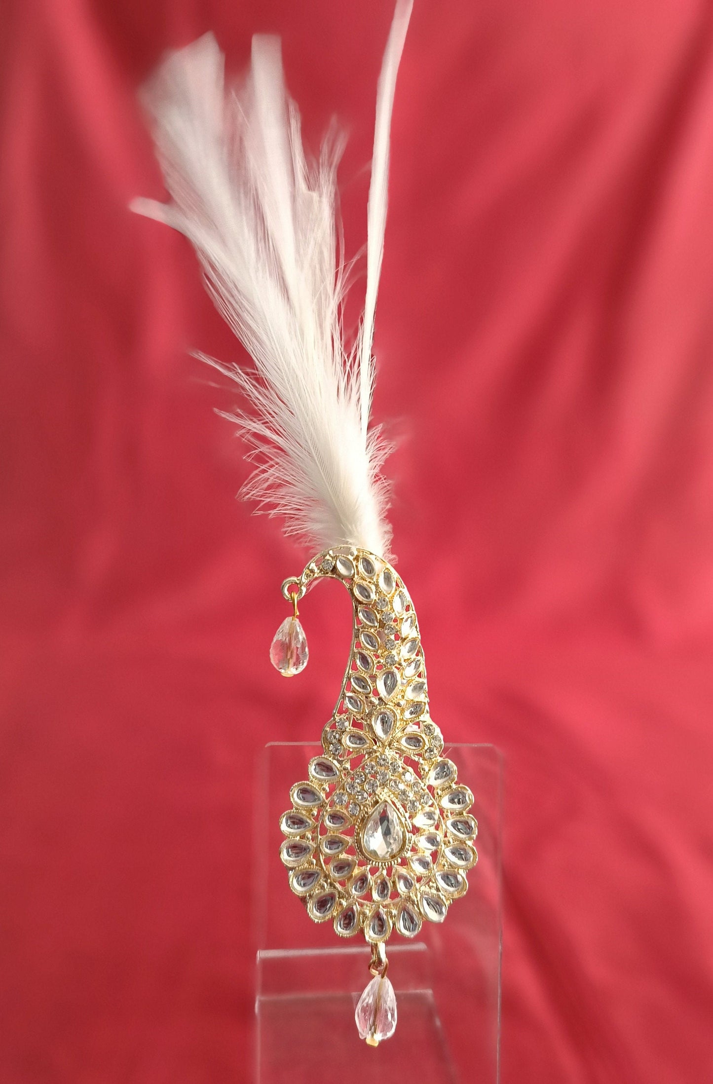 Groom Turban Brooch, Indian Wedding Safa Kilangi Accessory