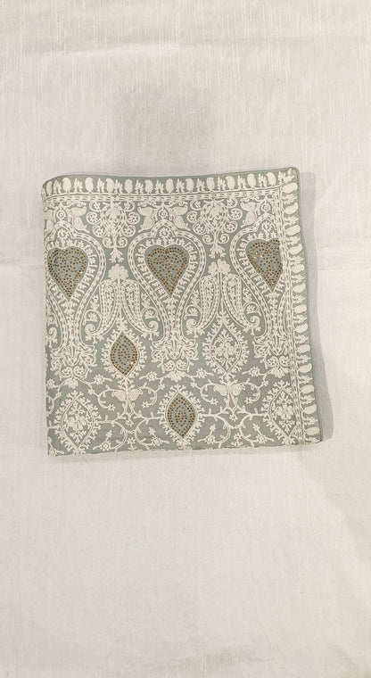 Embroidered Wedding Shawl for Groom: Indian Sherwani Stole