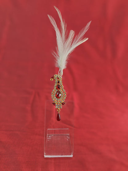 Groom Turban Brooch: Indian Wedding Kalangi Accessory