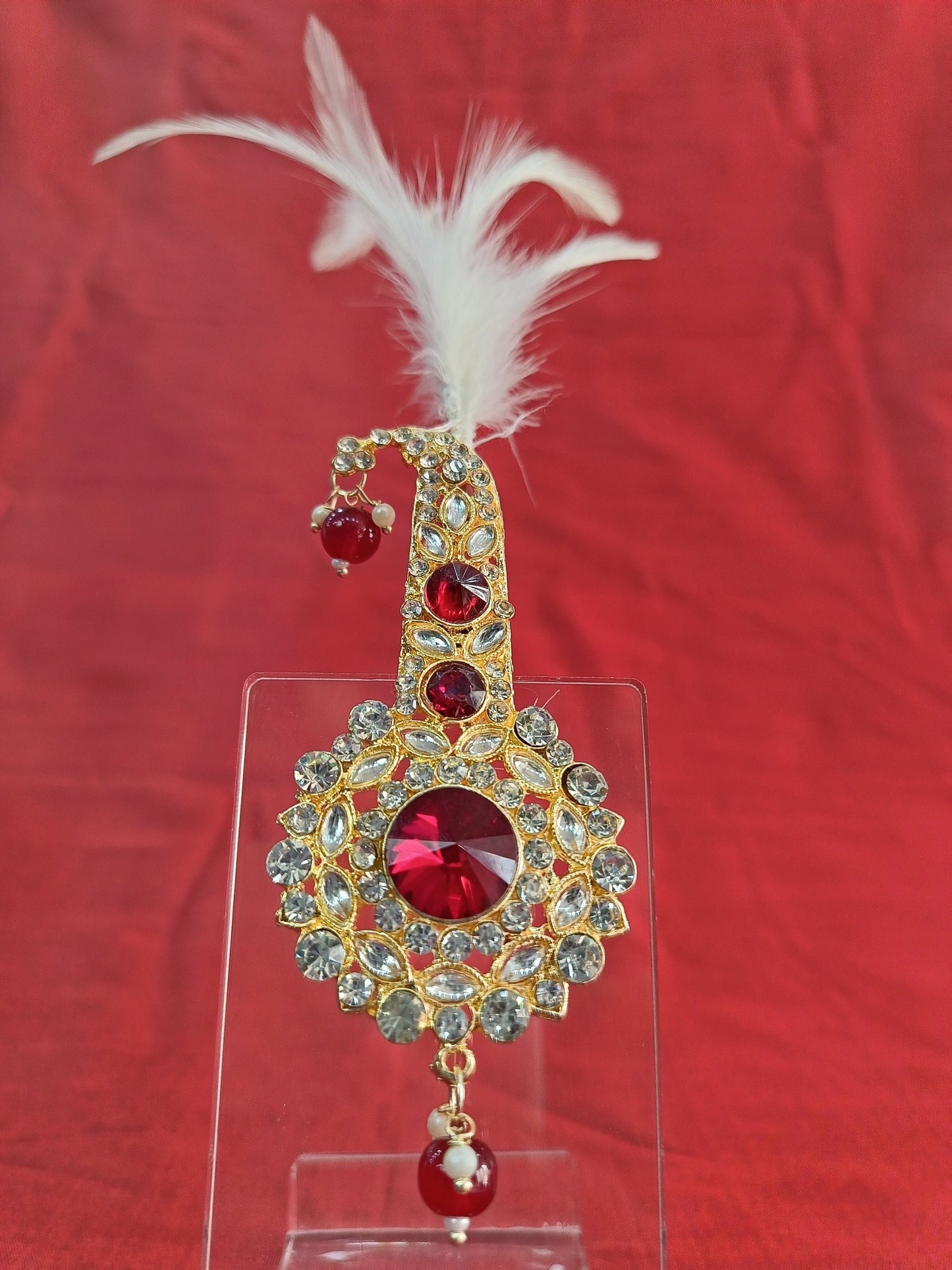 Groom Turban Brooch: Indian Wedding Kalangi Accessory