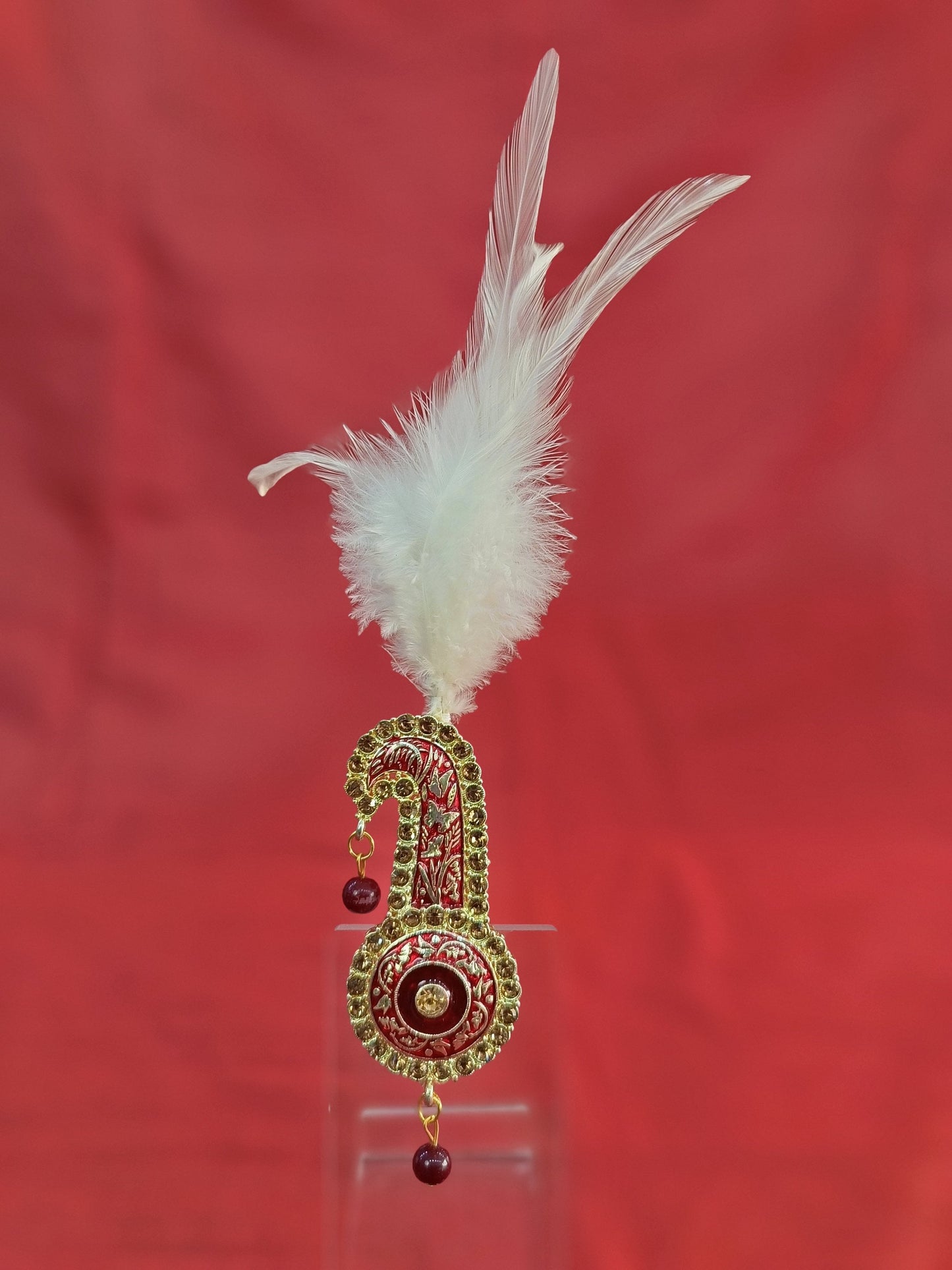 Groom Kundan Kalangi: Indian Turban Brooch