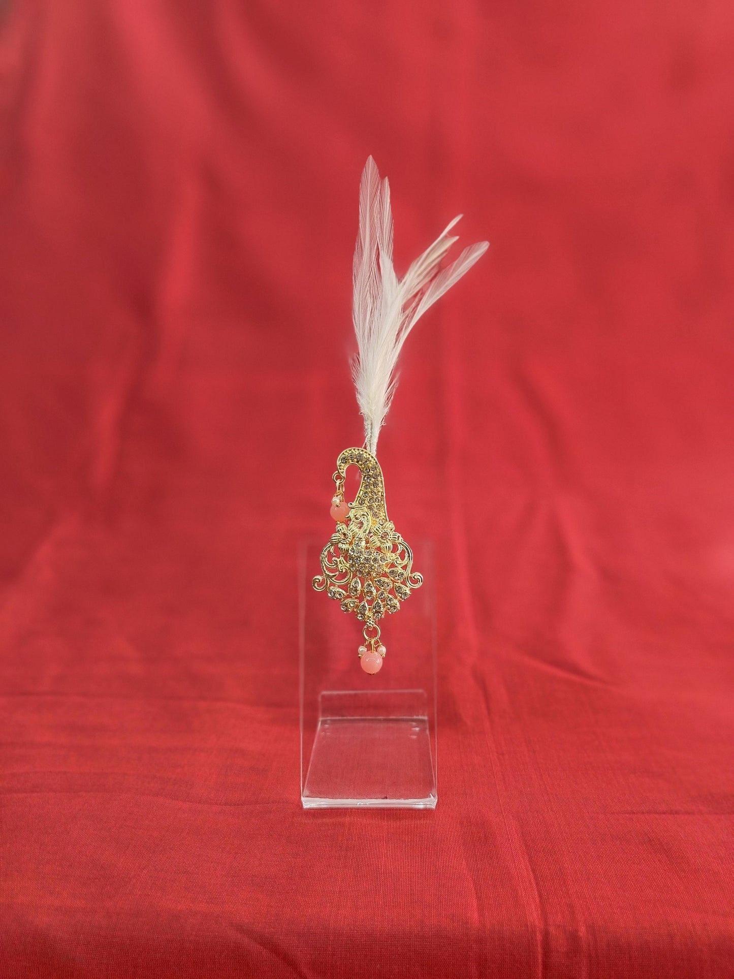 Kundan Turban Brooch, Indian Groom Kalangi Sarpech