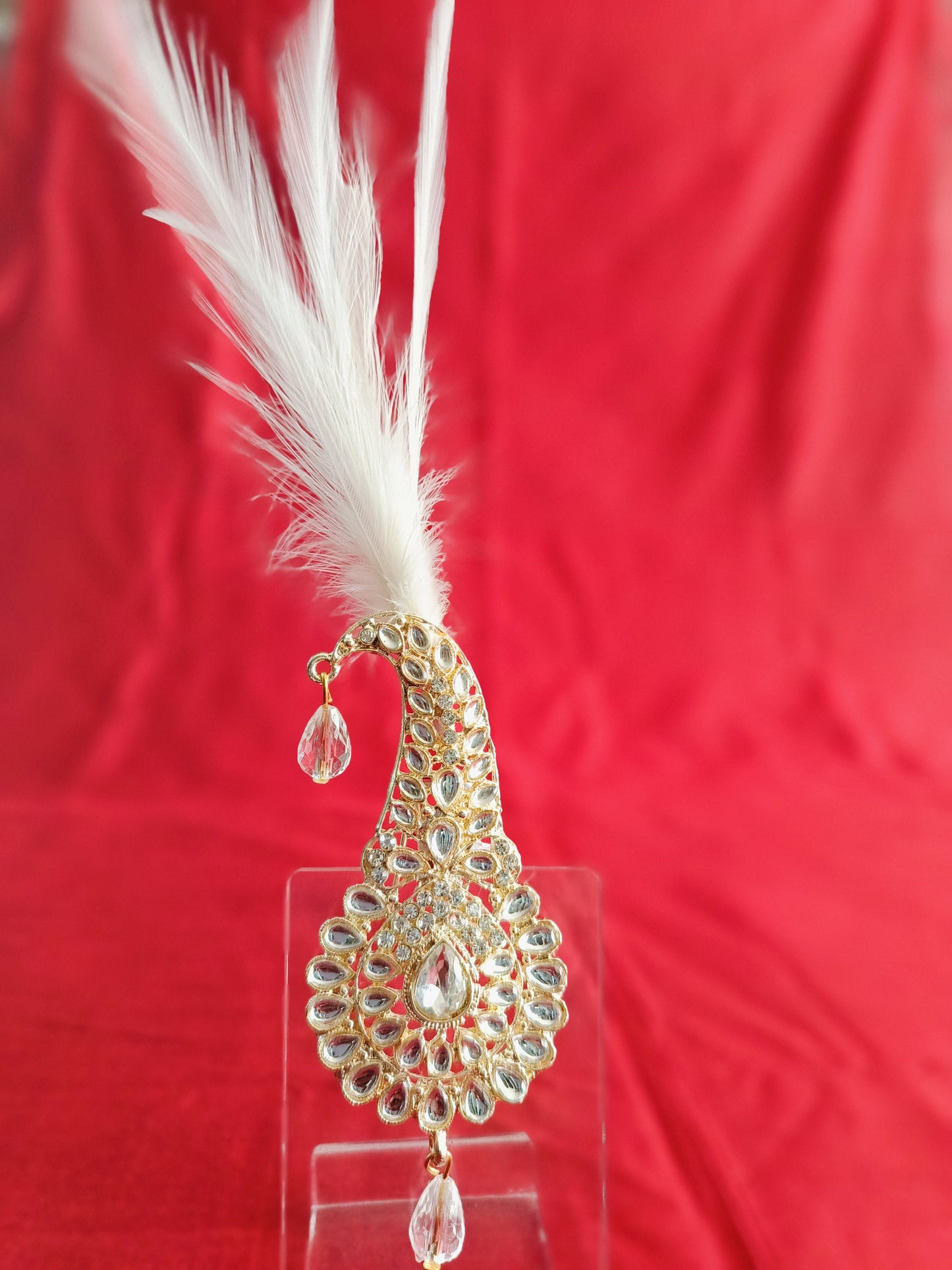 Groom Turban Brooch, Indian Wedding Safa Kilangi Accessory