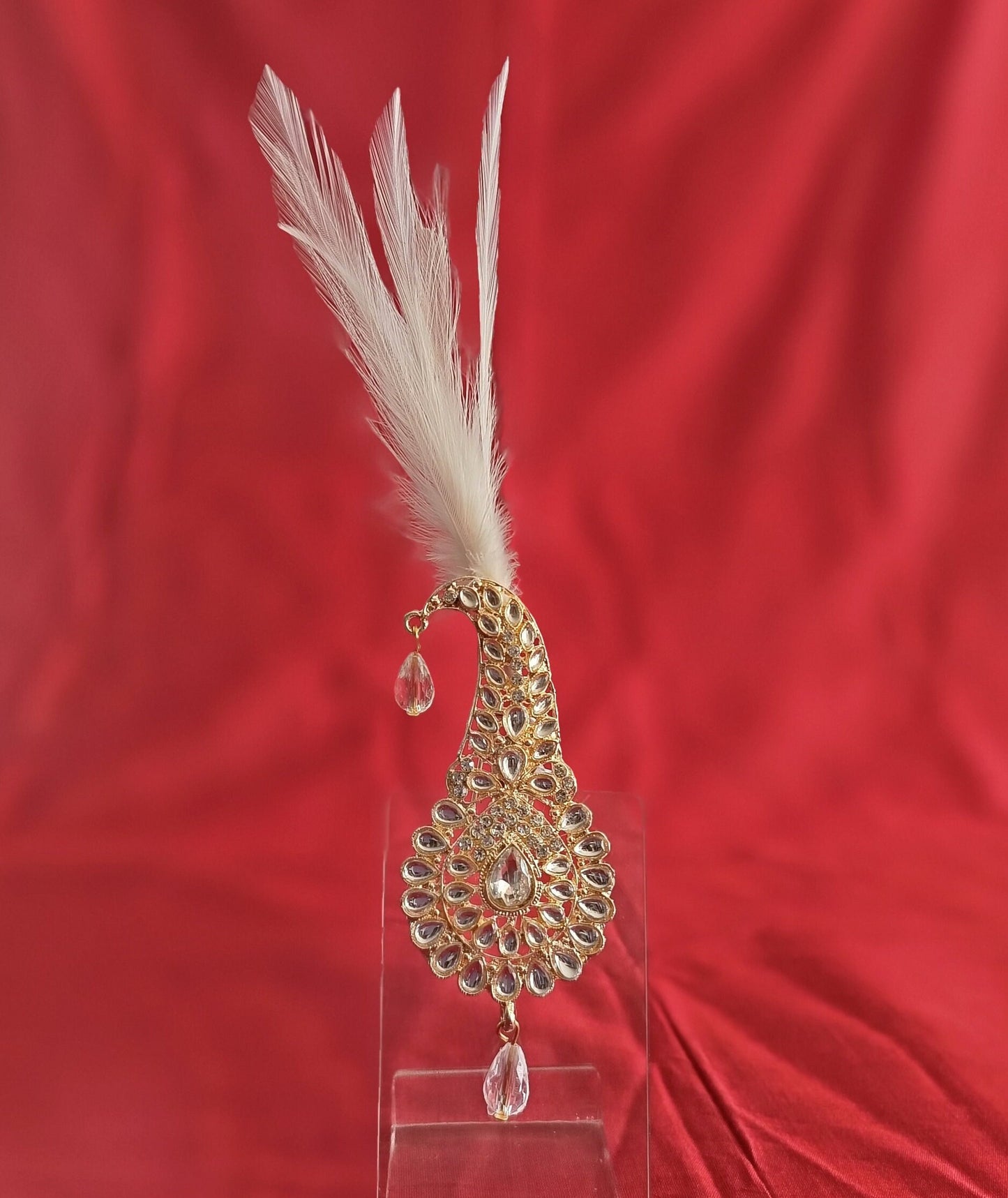Groom Turban Brooch, Indian Wedding Safa Kilangi Accessory