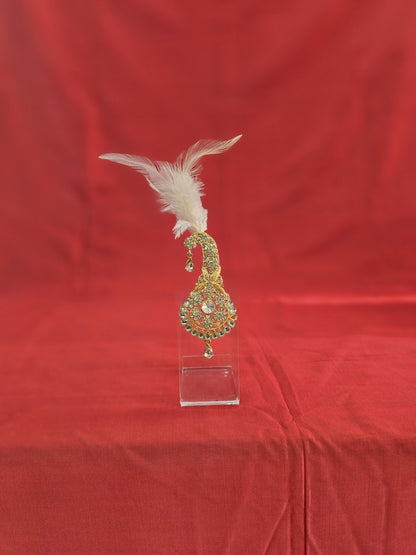 Groom Turban Brooch Indian Wedding Kilangi, Beaded Broach
