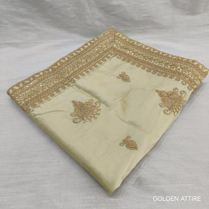 Embroidered Wedding Shawl for Men: Indian Groom Sherwani Dupatta