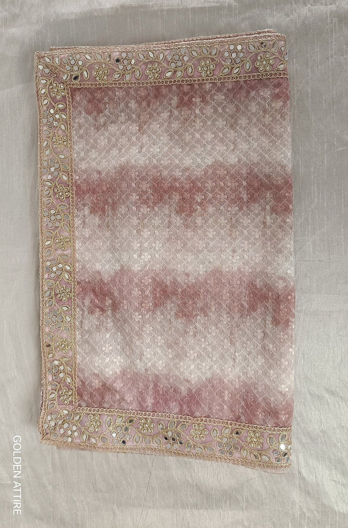 Dusty Rose Wedding Turban & Shawl Set, Indian Groom Safa