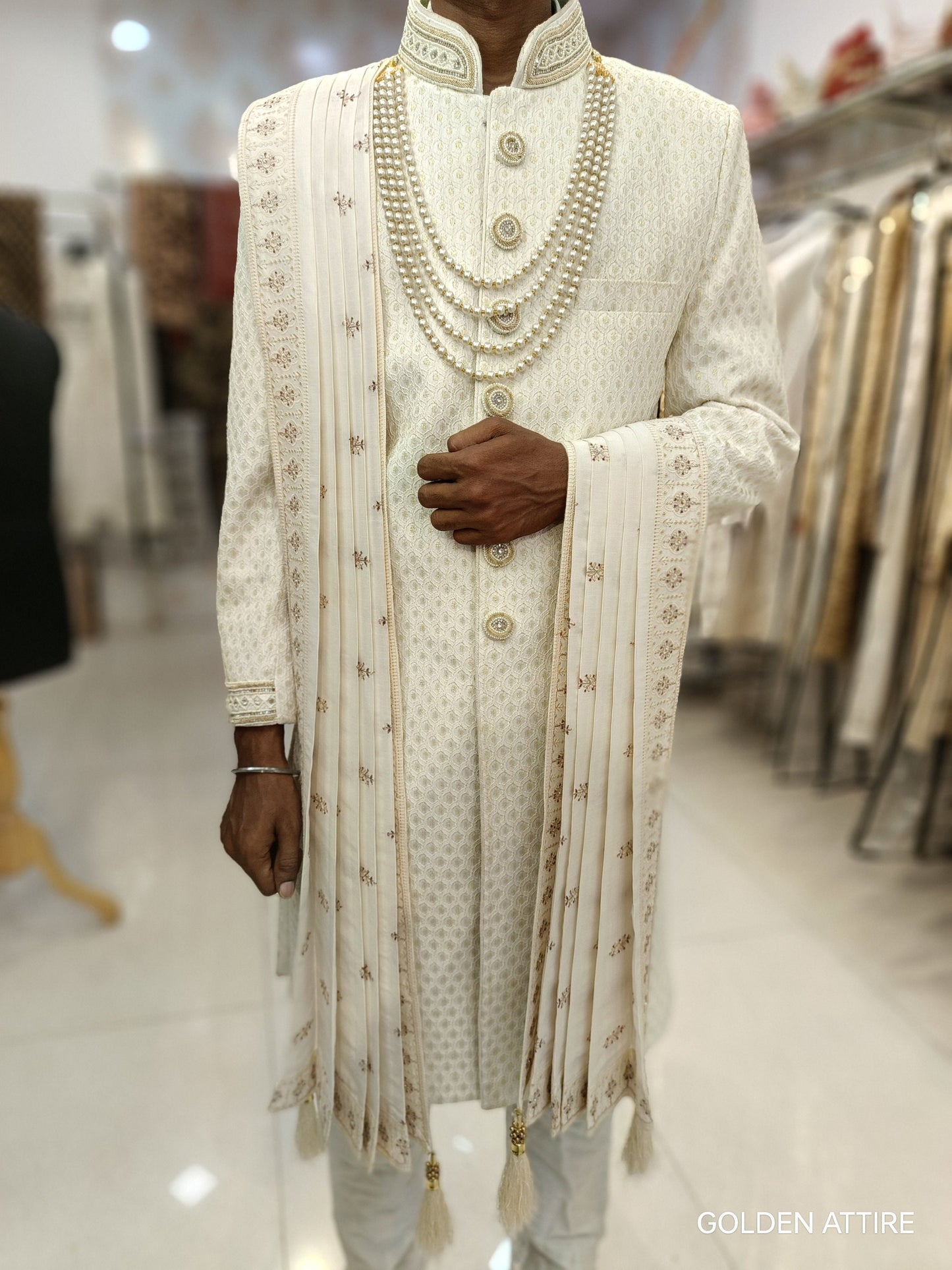 Uber Rich Sherwani for Groom, Indian Wedding Outfit