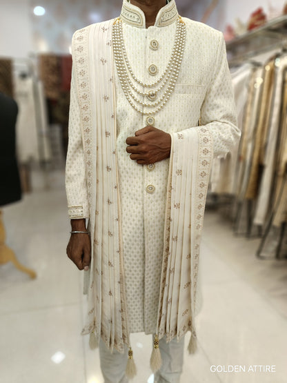 Uber Rich Sherwani for Groom, Indian Wedding Outfit