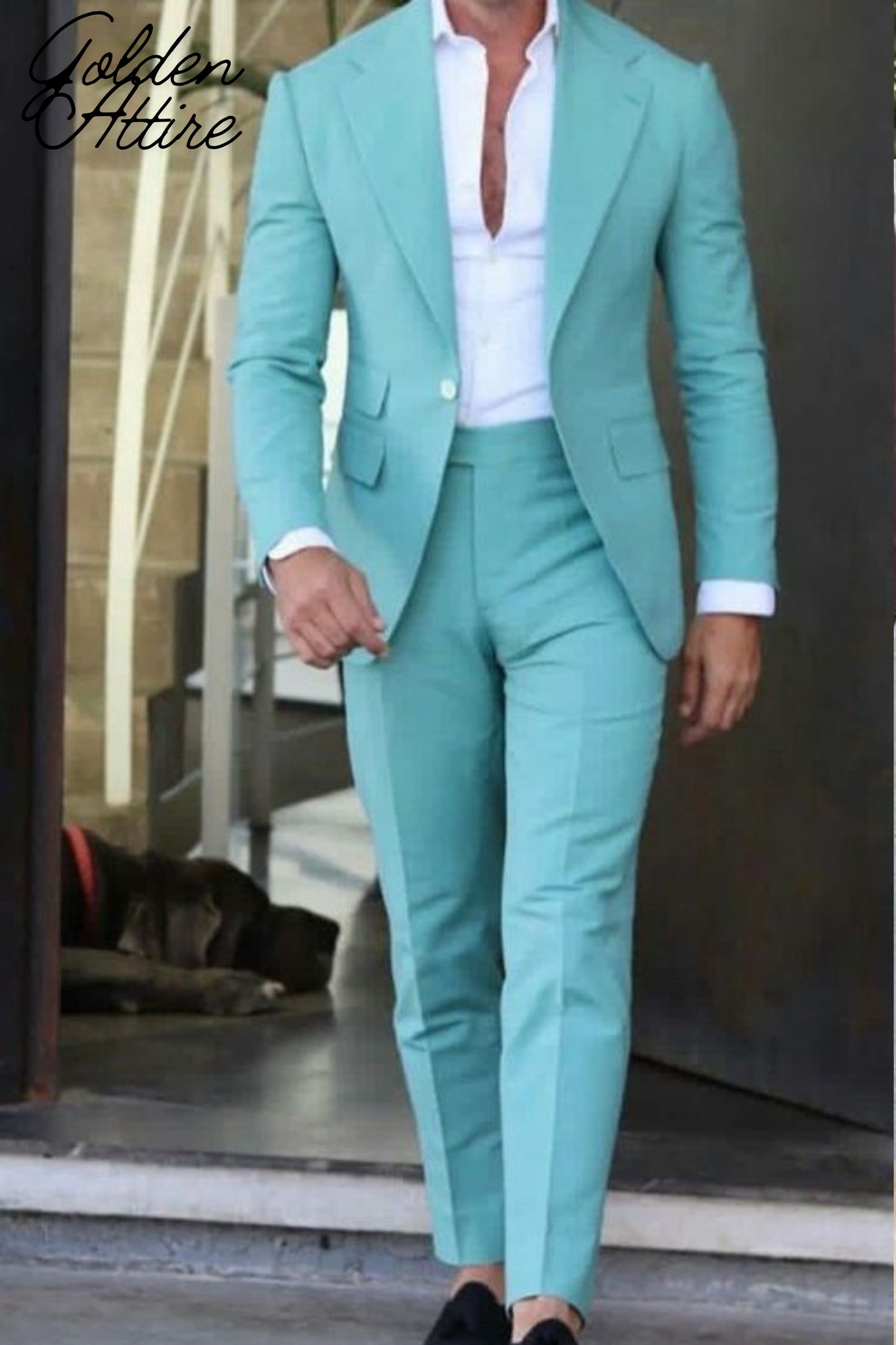 Handcrafted 3-Piece Suit, Bespoke Wedding Suit, Prom Wear