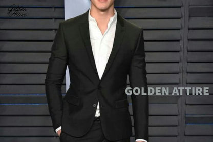 Black Two-Piece Suit, Wedding Groom Tuxedo, Bespoke Fit