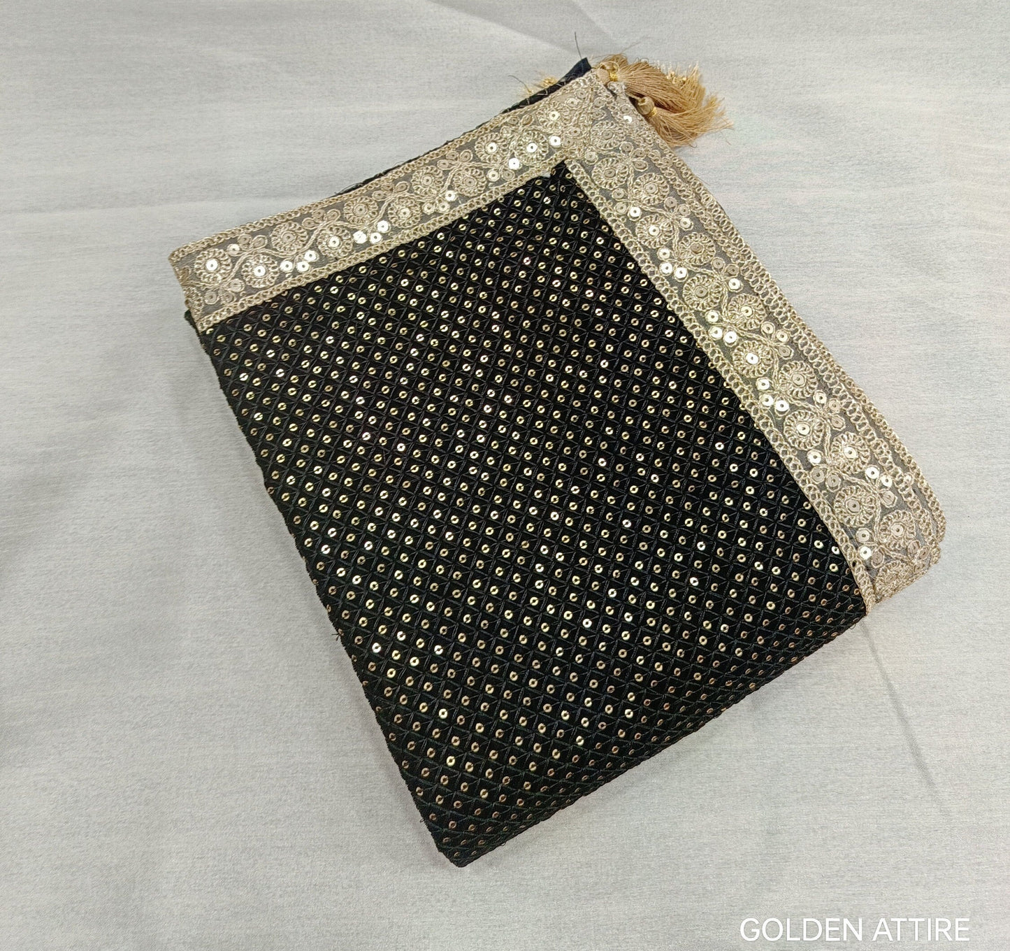 Black Sherwani Shawl: Indian Groom Wedding Stole