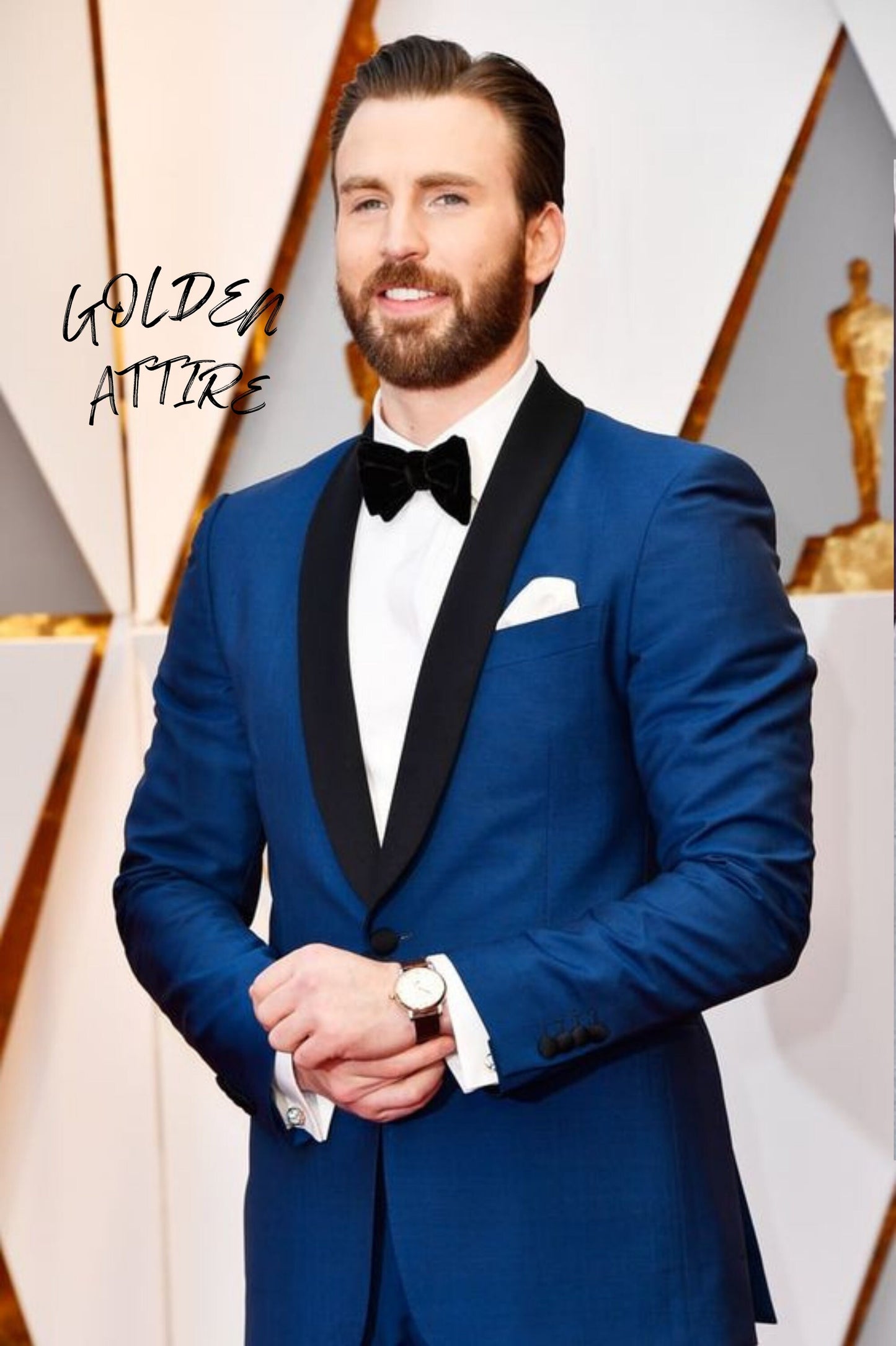 Blue Tuxedo Suit: One Button Wedding Groom Suit