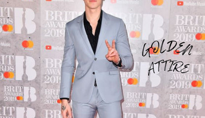 Light Gray Two-Piece Suit, Classic Fit Wedding Suit