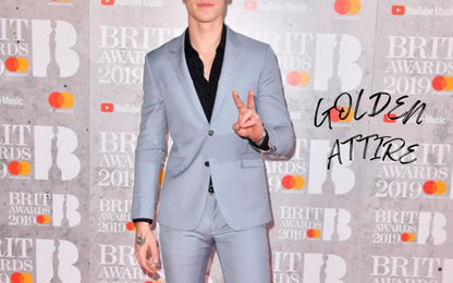 Light Gray Two-Piece Suit, Classic Fit Wedding Suit