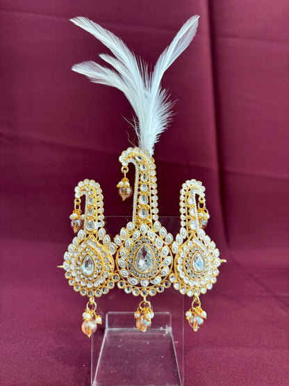 Groom Turban Brooch: Indian Wedding Safa Kalangi