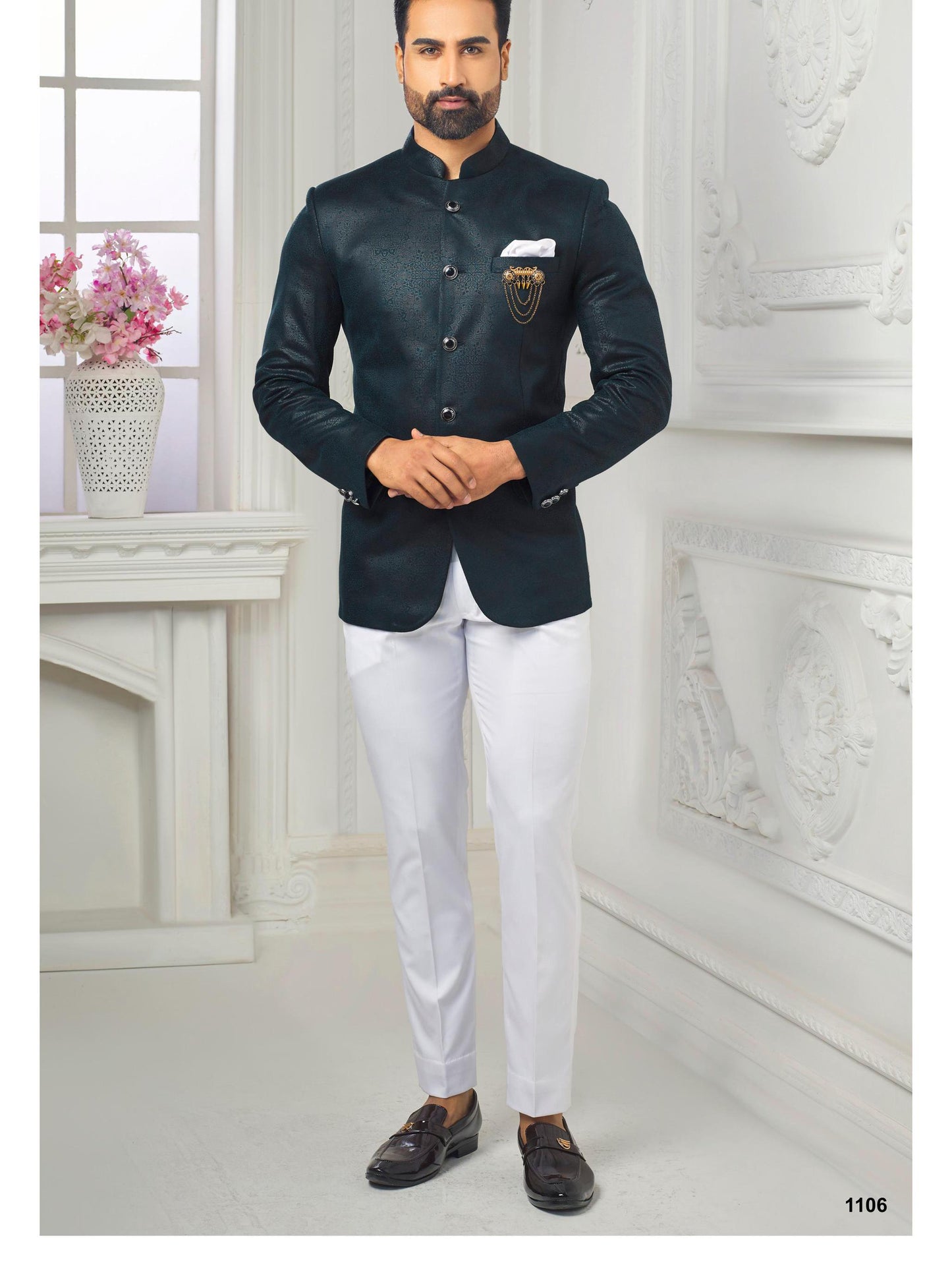 Men's Jodhpuri Suit: Groom Wedding Outfit, Engagement Suit