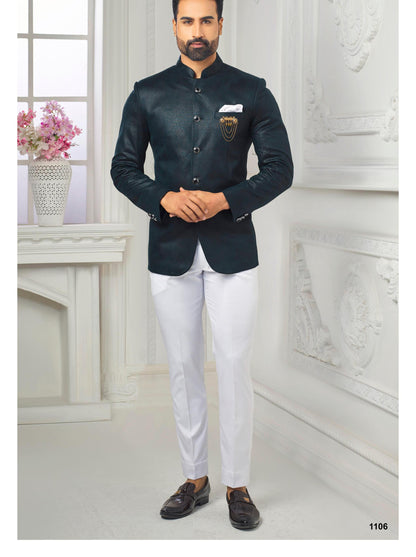 Men's Jodhpuri Suit: Groom Wedding Outfit, Engagement Suit