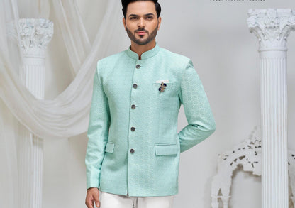 Men's Jodhpuri Suit: Indian Groom Wedding Outfit