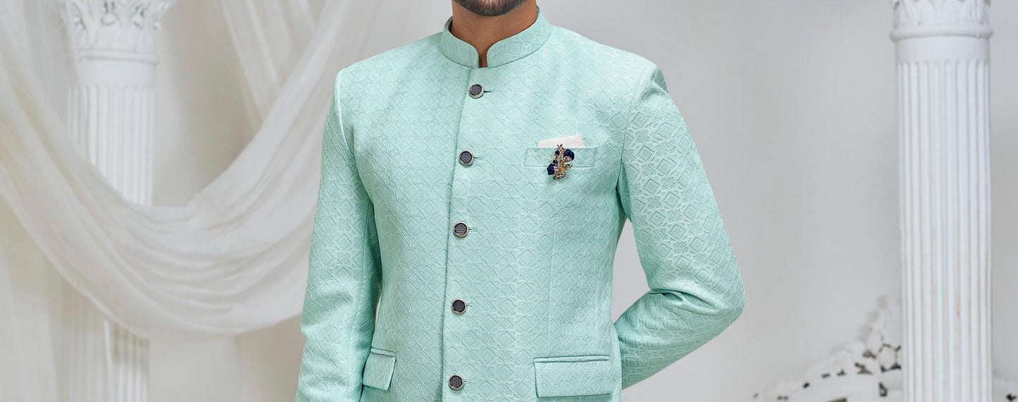 Men's Jodhpuri Suit: Indian Groom Wedding Outfit