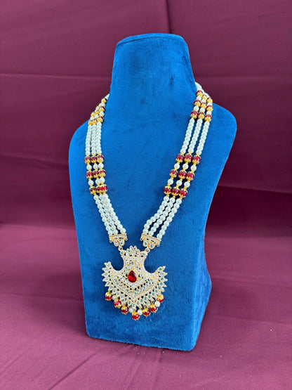 Groom Kundan Necklace: Sherwani Wedding Jewelry