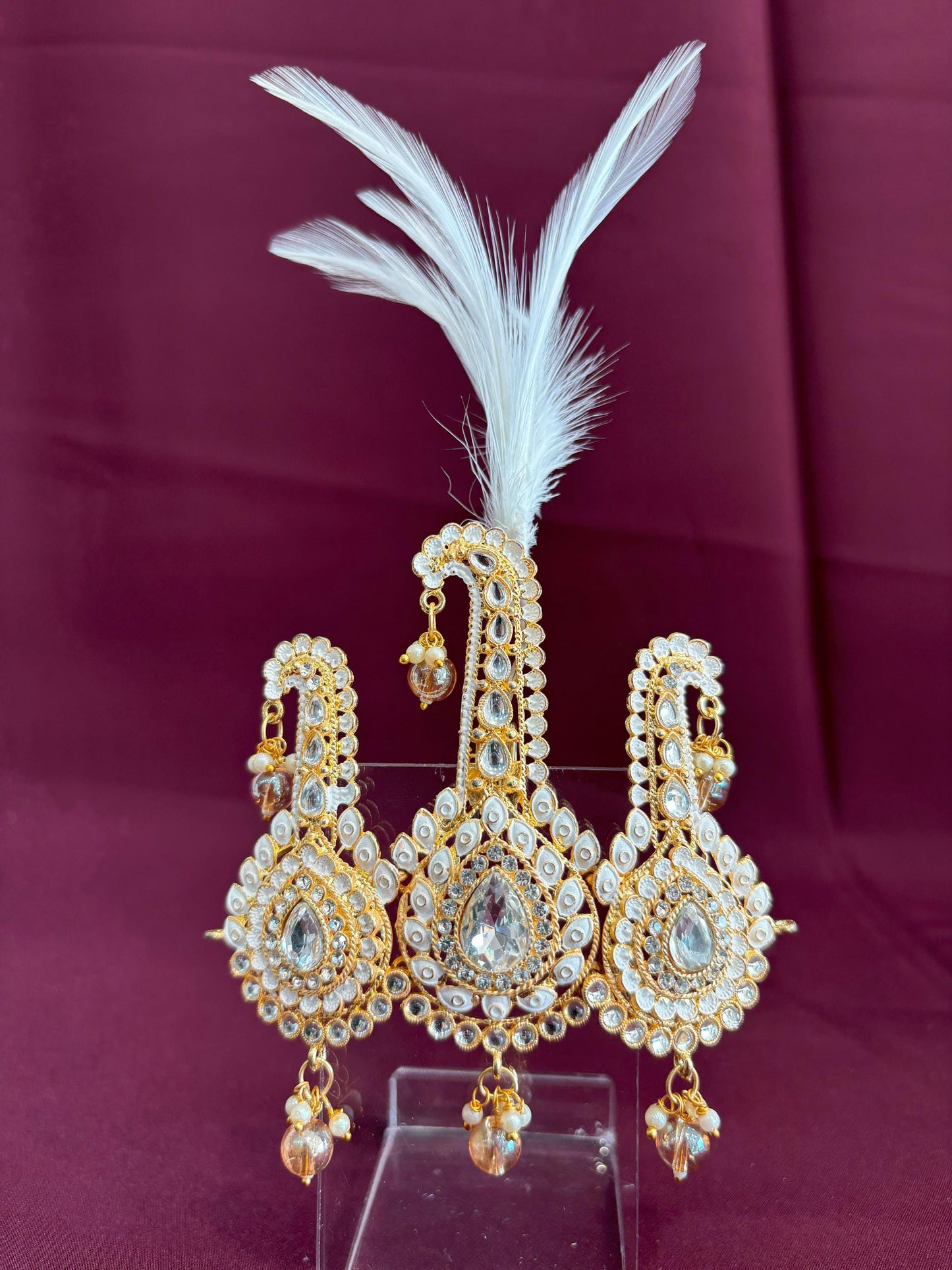 Groom Turban Brooch: Indian Wedding Safa Kalangi