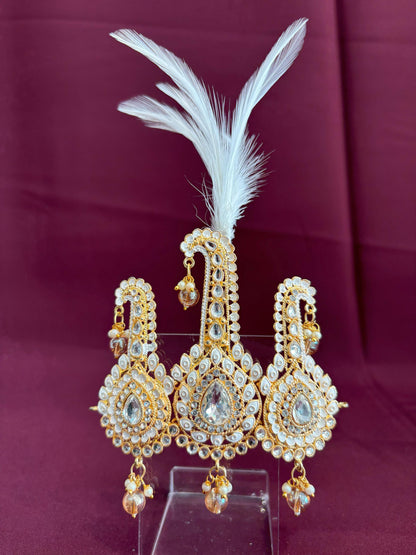 Groom Turban Brooch: Indian Wedding Safa Kalangi