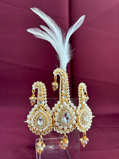 Groom Turban Brooch: Indian Wedding Safa Kalangi