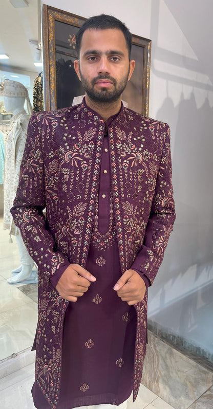 Indian Wedding Sherwani, Indo Western Groom Outfit