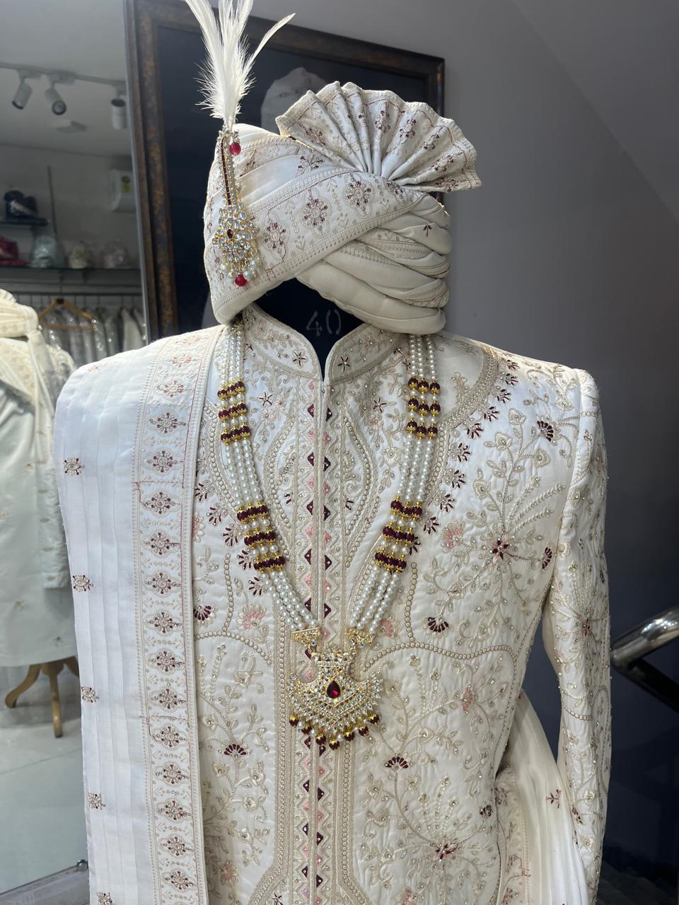 Uber Rich Sherwani for Groom, Indian Wedding Outfit