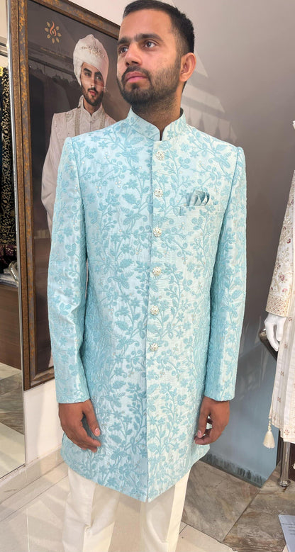 Designer Sherwani for Groom, Bollywood Indian Wedding Outfit