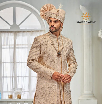 Men's Sherwani, Stylish Bandhgala, Bollywood Groom Wedding Dress