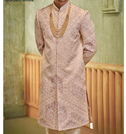 Groom Sherwani, Indo Western Wedding Outfit, Shrug Sherwani Set