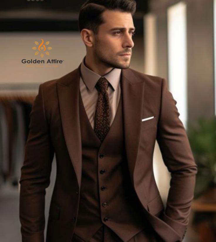Classic 3 Piece Suit, Two Button, Vintage Style