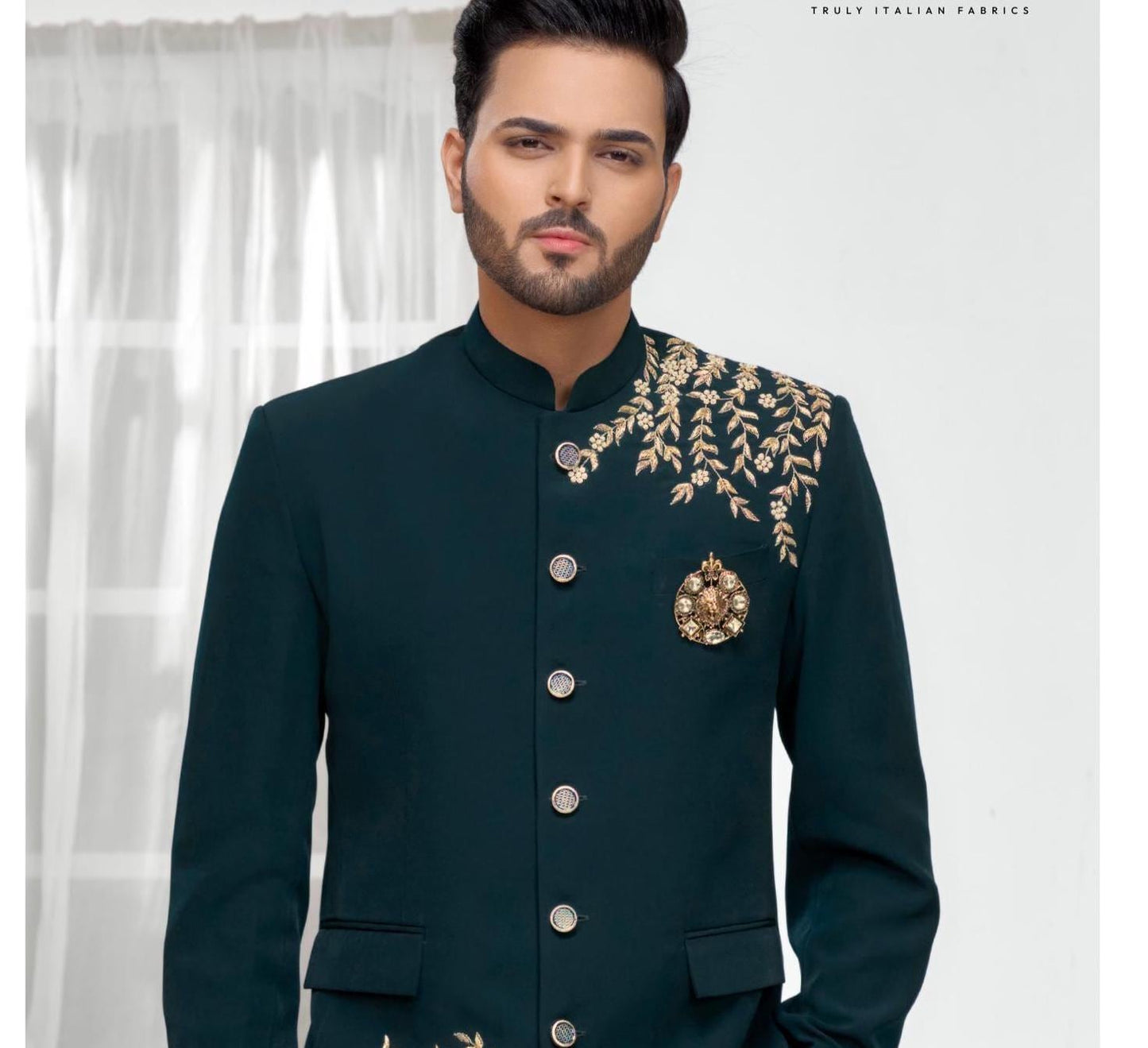 Green Jodhpuri Suit: Indian Wedding Groom Outfit