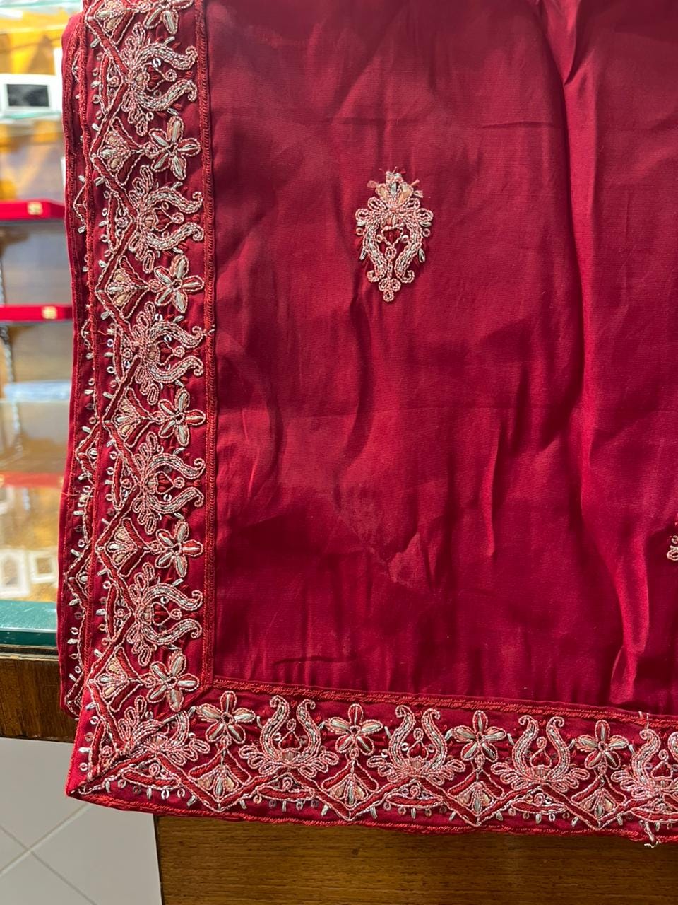 Groom Red Turban Shawl, Wedding Turban, sherwani Pagdi